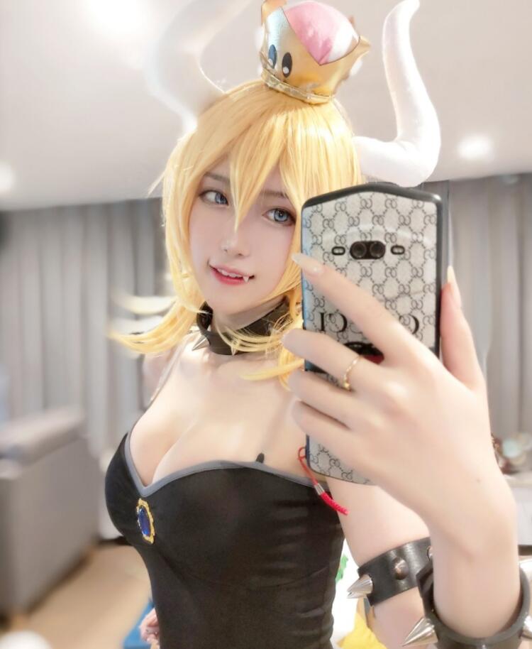 腐团儿cosplay高清库巴姬写真福利 二台男友视角大尺度性感图片