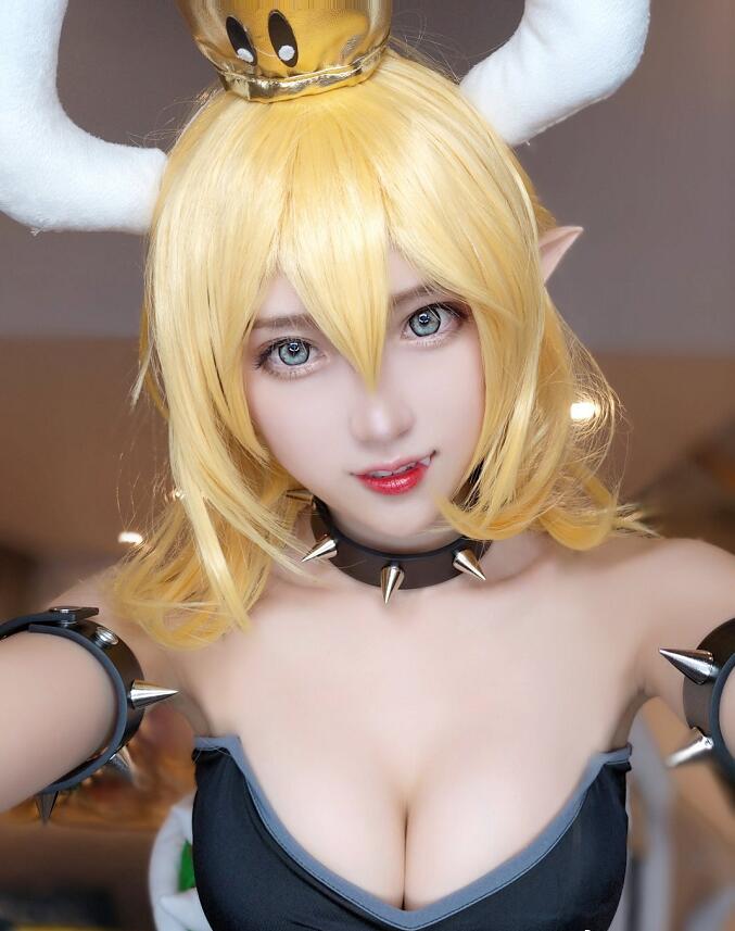 腐团儿cosplay高清库巴姬写真福利 二台男友视角大尺度性感图片